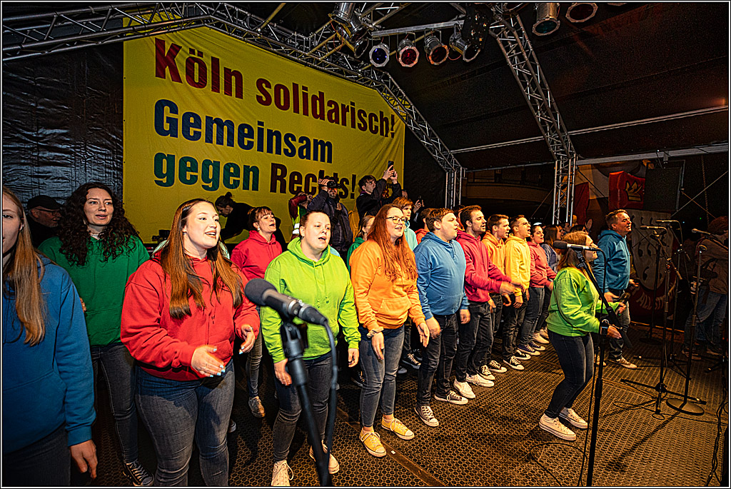 Demokratie schützen - Wir stellen uns QUER KEIN RASSISMUS BEI UNS IN KÖLN, 21.03.2024